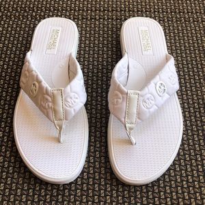 Michael Kors thong flip flops
